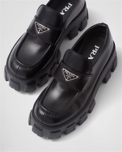 prada loager|prada monolith loafers women's.